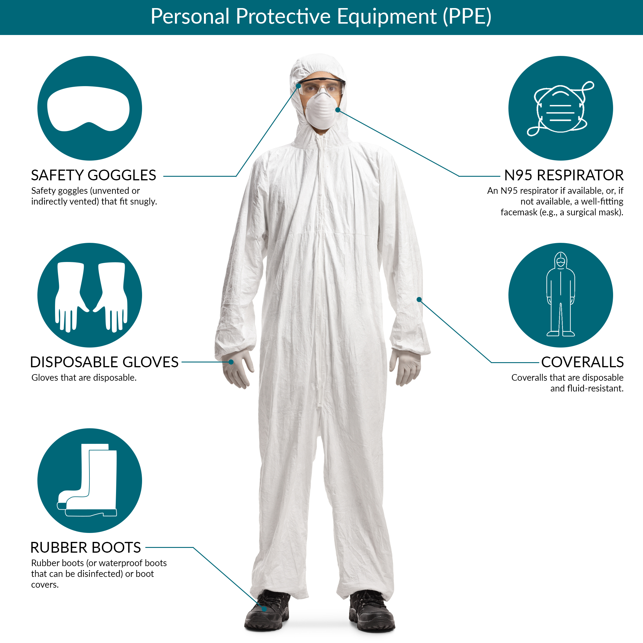Information about recommended PPE Information about recommended PPE
