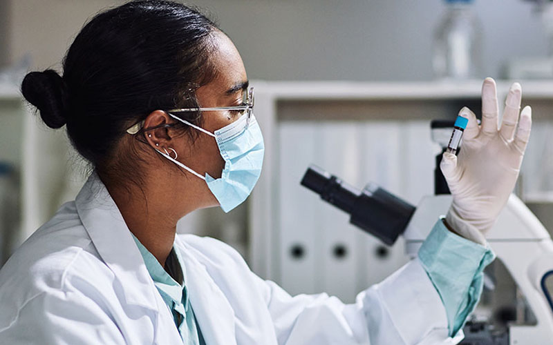 Lab studies blood to look at the response of the immune system to vaccination or infections with pathogens, like flu viruses. Lab studies blood to look at the response of the immune system to vaccination or infections with pathogens, like flu viruses.