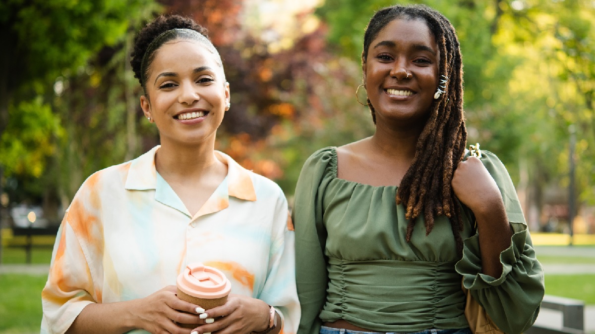 2 young women two young women