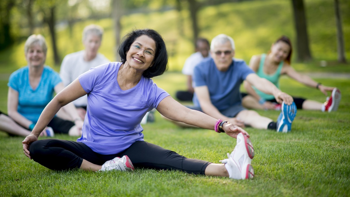 exercise1200x675 a diverse group of people exercising outside
