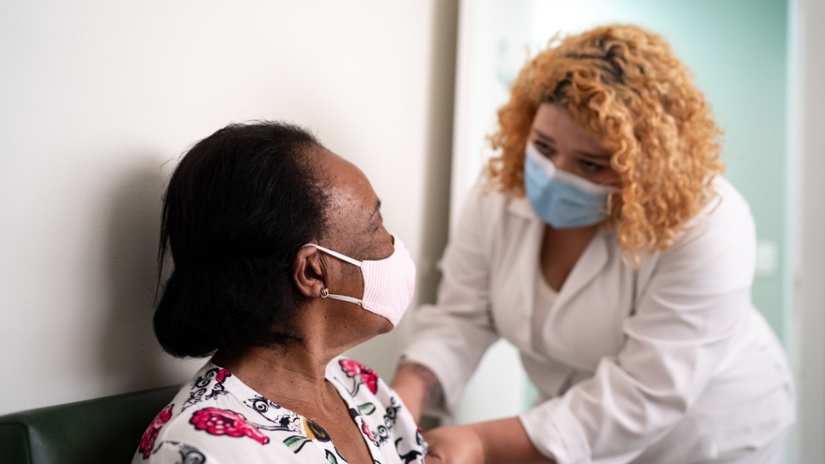 Nurse Patient a nurse and a woman