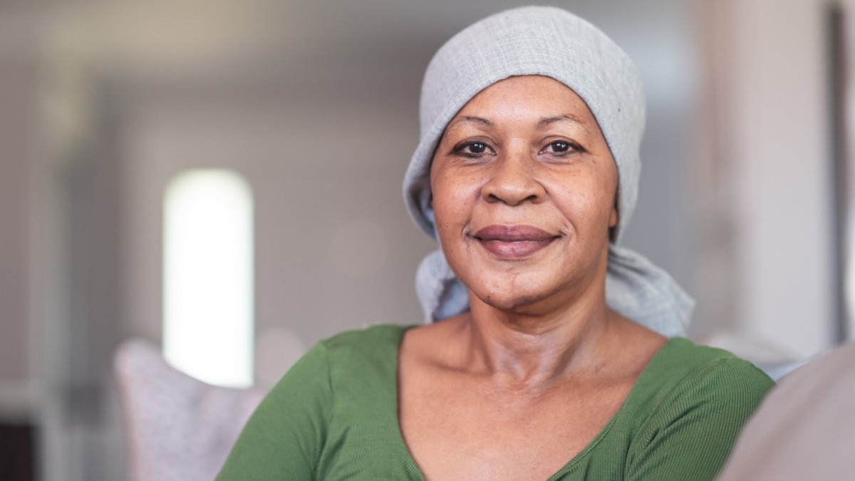 Woman Chemo a cancer patient who has received chemotherapy