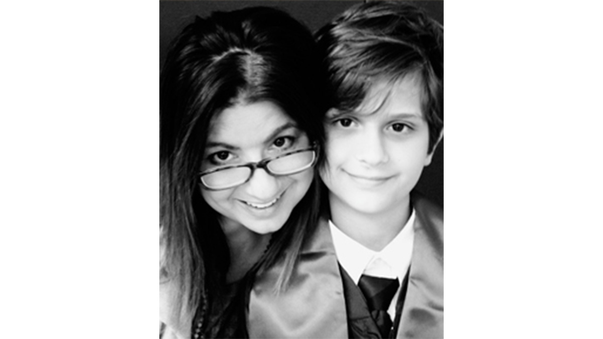 Georgia Georgia and her son