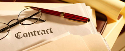 Contracts A pile of contracts ready to be signed.