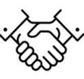 collaborating_alt two hands shaking in agreement