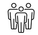 offering-assitance graphic of group of people