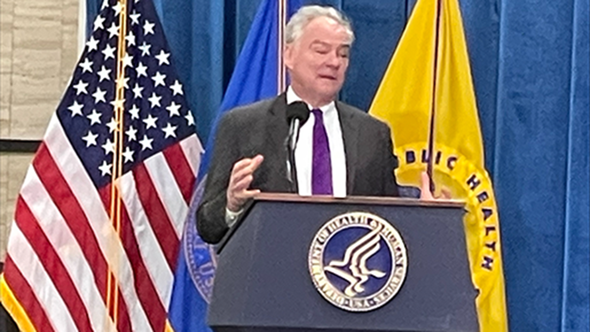 Senator Tim Kaine at Industry Days Senator Tim Kaine speaking about data modernization at 2023 Industry Days.