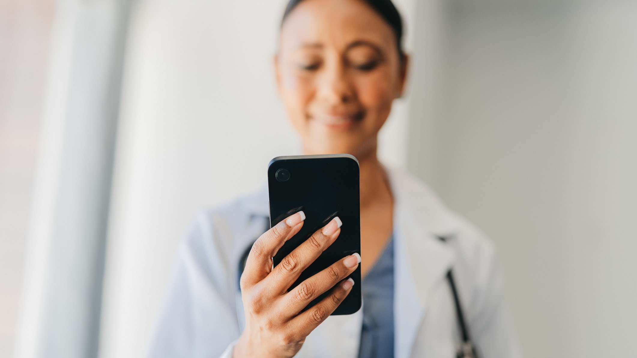 — title missing — A health care provider following up with a patient by phone