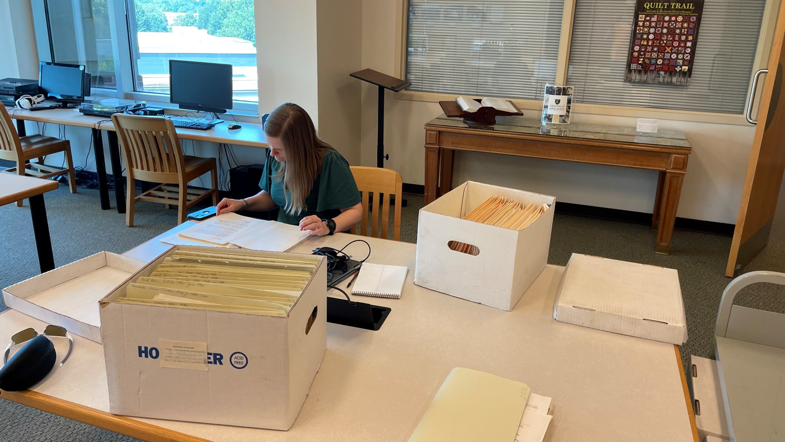 Research at the Archives of Appalachia Naomi Hall