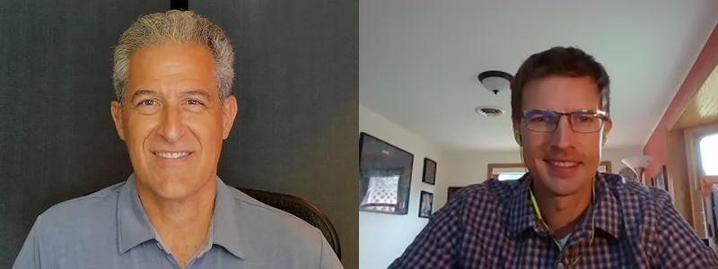 besser-pray Richard Besser (left image) being interviewed by Ian Pray (right image).