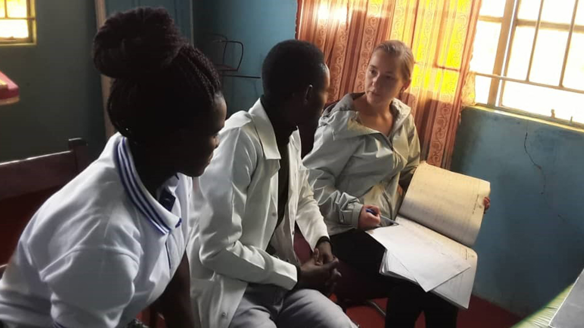eis-promo-tw-2020-1200px EIS officer conducts in-home interviews in Zambia as part of a polio response in 2020.