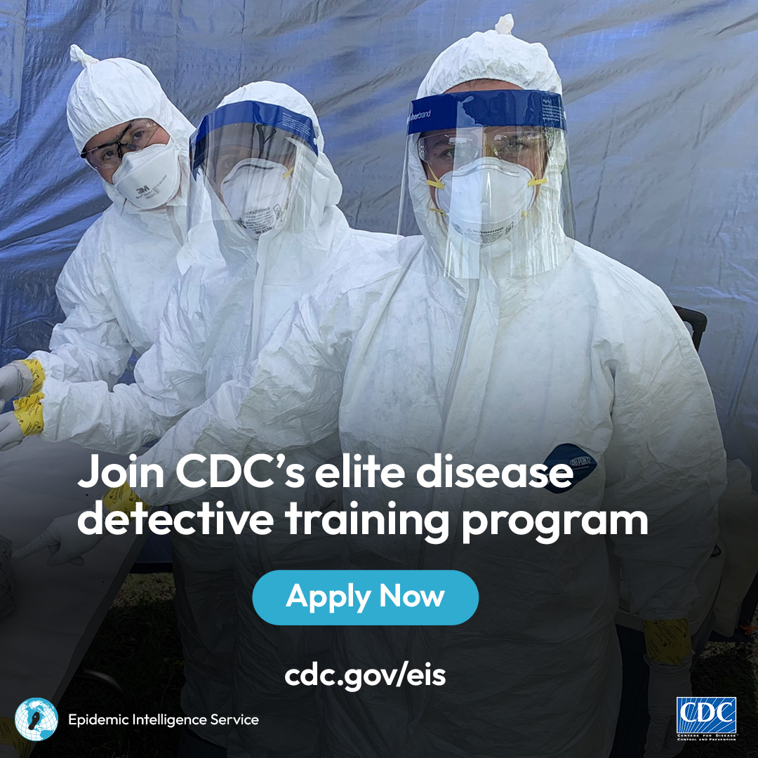 join-disease-detective-training-1080px Three EIS members in hazmat suts