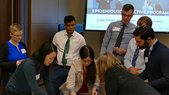 Max Cohen A group of students working together.