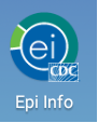 F610MobileHomeScreen Screen shot demonstrating Epi Info Mobile application icon on mobile device.