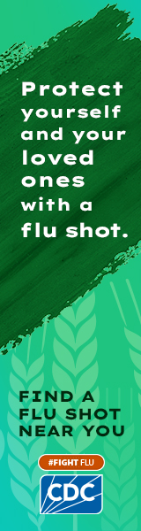 Find a flu shot near you. 160x600 Protect yourself and your loved ones with a flu shot. Find a flu shot near you. #fightflu CDC logo