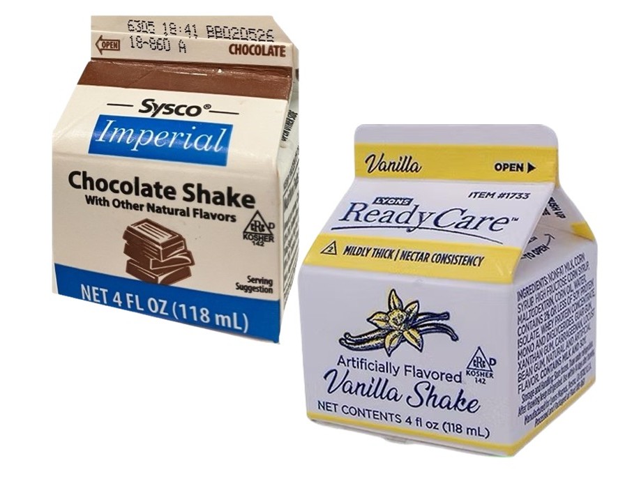 Two cartons of milk
