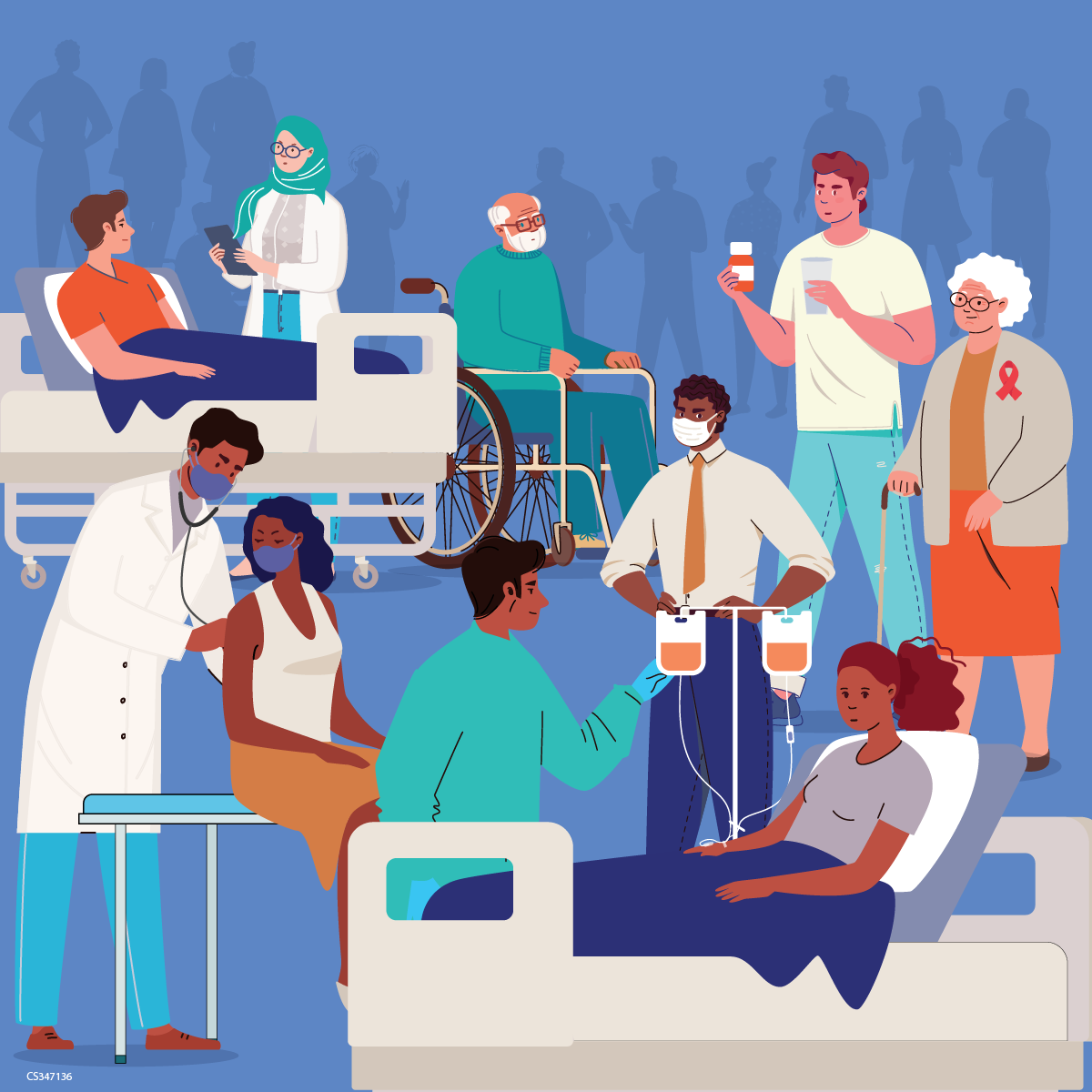 People at Risk healthcare providers with varioius patients