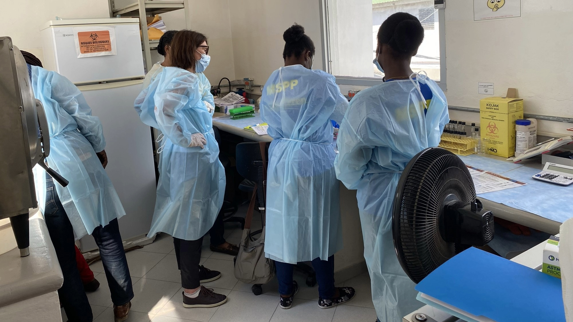 Haiti-Earthquake-Response-4 Training in Rapid Diagnostic Testing (RDT) for cholera with Ministry of Public Health and Population (MSPP) nurses and laboratory technicians