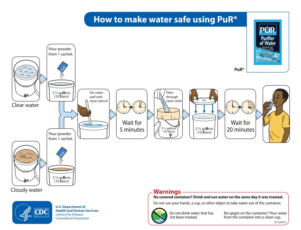 thumbnail image of "how to make water safe using pur® (africa)"