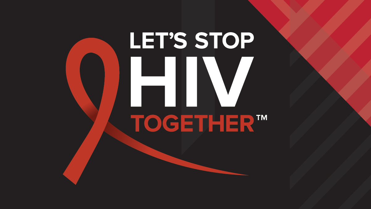 Let's Stop HIV Together Banner graphic for the Let's Stop HIV Together campaign
