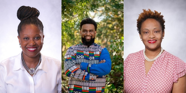 Dr. Tabia Akintobi, LaShawn Hoffman, and Dr. Rhonda Holliday