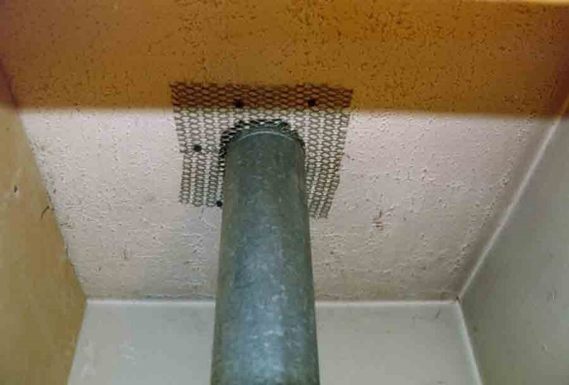 A pipe that is properly sealed up
