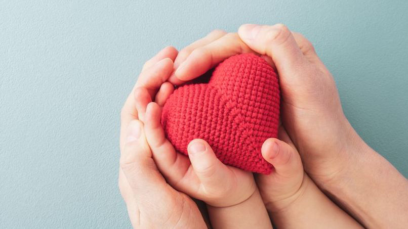 Holding a heart holding a heart