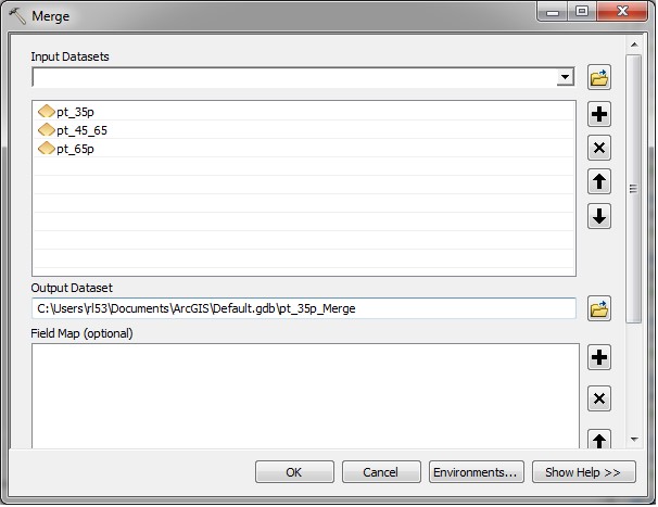 AggData22 The Merge window.