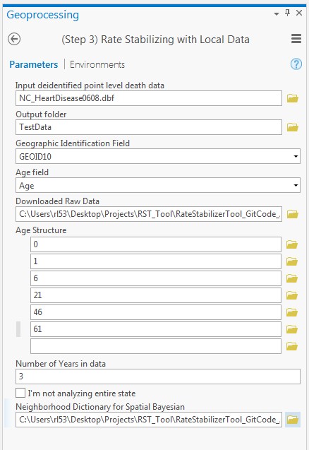 ArcGISPro_15 The Geoprocessing window open showing all of the parameters you've entered.