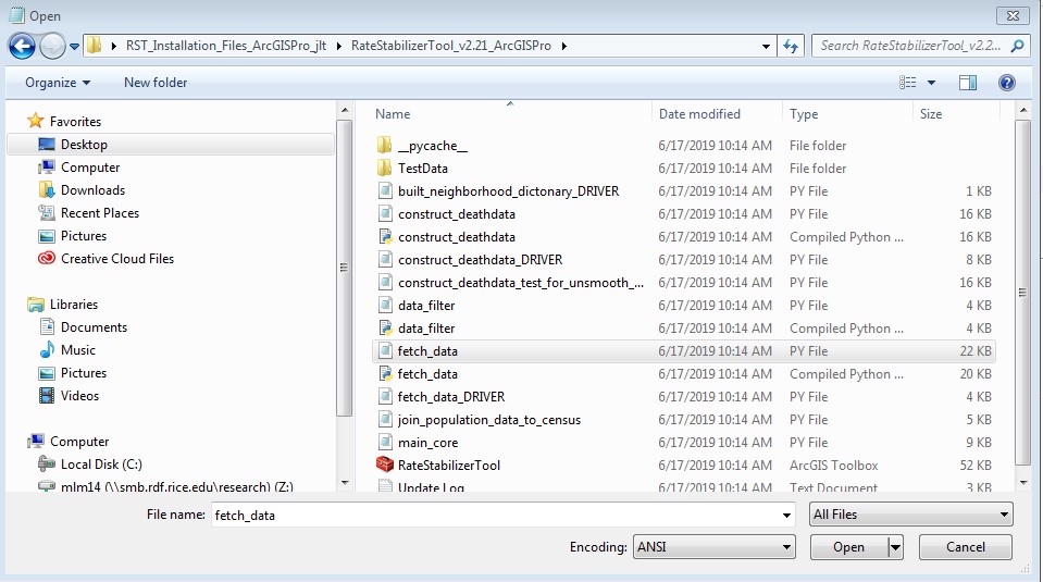 api3 Explorer window open with the fetch data PY file highlighted.