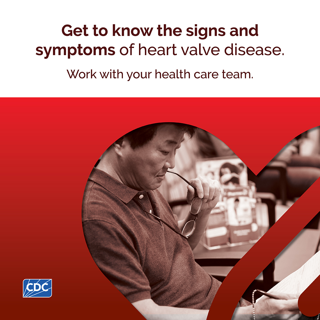 Get to Know the Signs - Instagram (1080x1080) Get to know the signs and symptoms of heart valve disease. Work with your health care team.