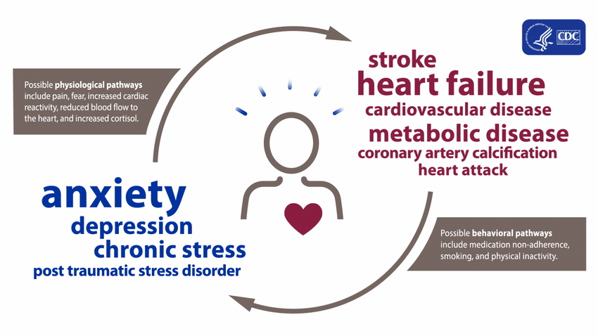 mental-health-graphic Heart disease and mental health are tied together.