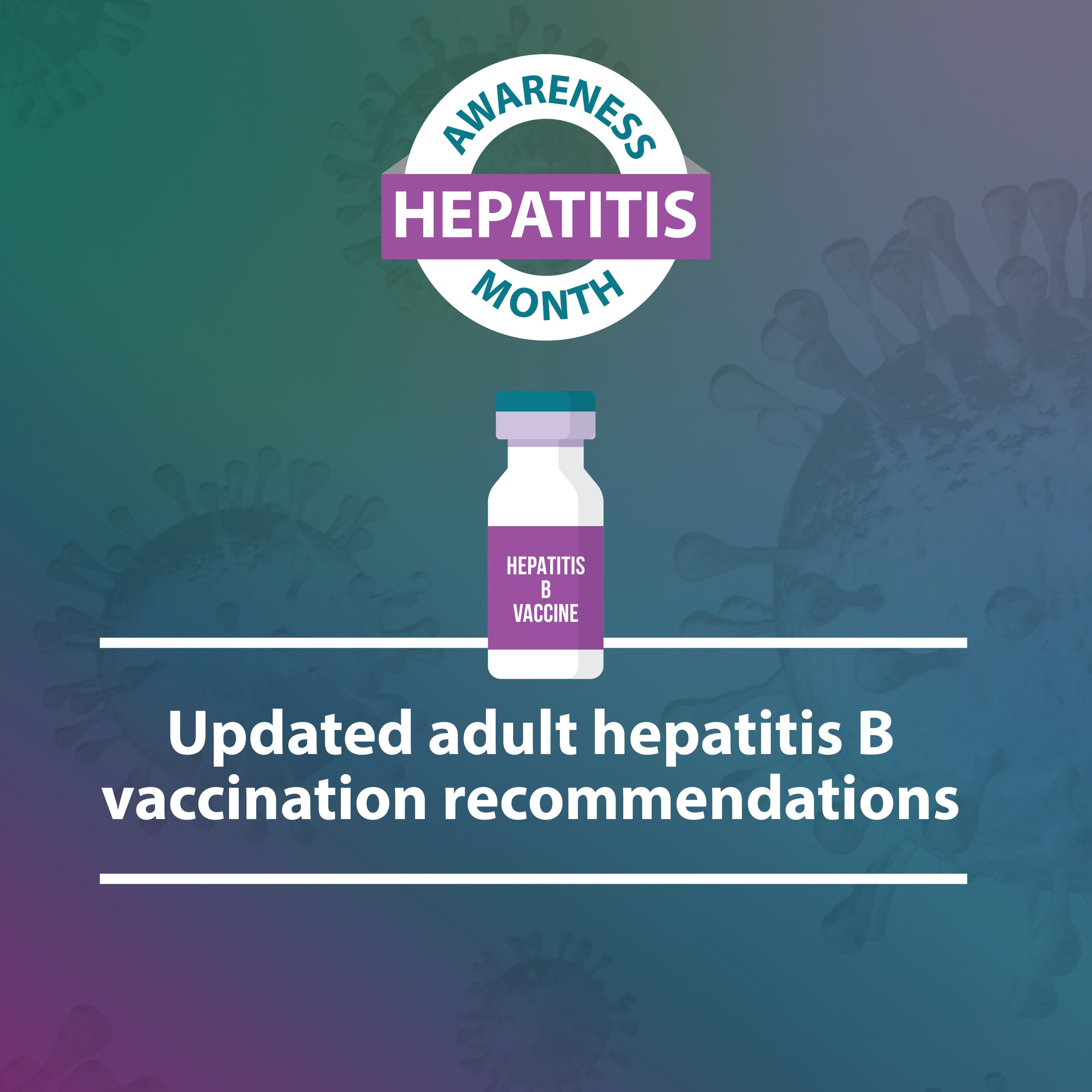 Updated adult hepatitis B vaccination recommendations