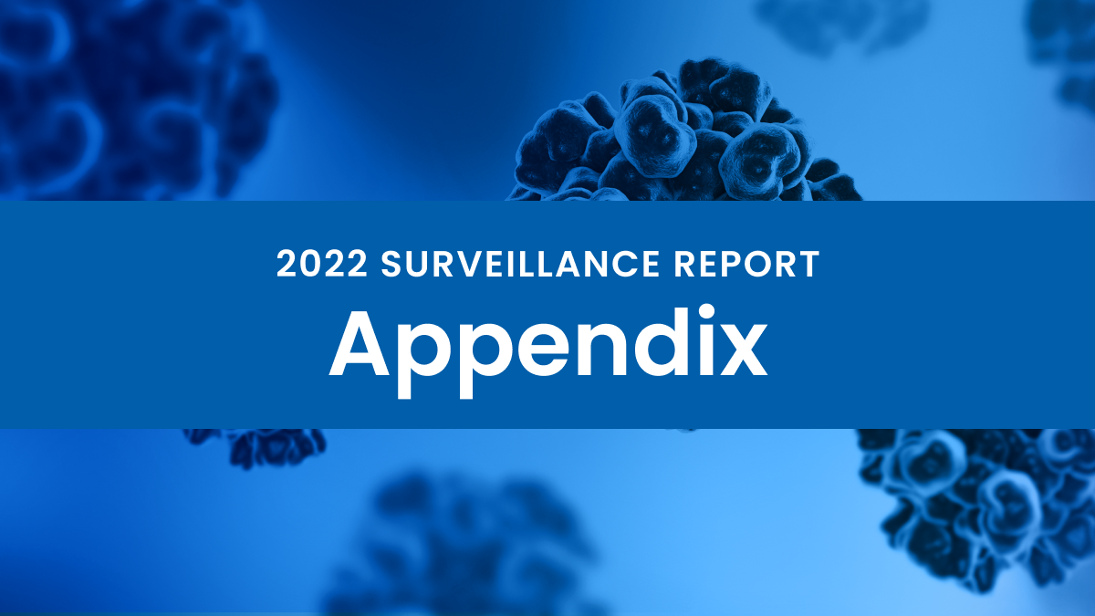 CDC 2022 Hepatitis Surveillance Report appendix