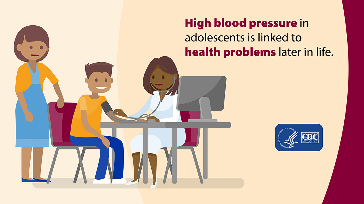 BP-Adolescents High blood pressure in adolescents is linked to health problems later in life.