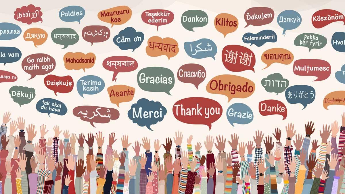 Thank you in many languages Thank you in many languages
