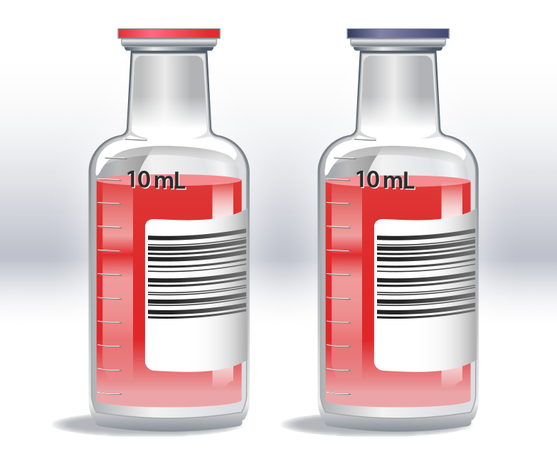 BCC_Single-Set-Collection_Illustration A single-set collection with one aerobic and one anaerobic bottle, each with 10 mL of blood for a total volume of 20 mL.