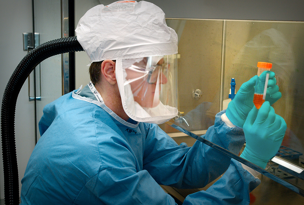 PROTECTING-AMERICA CDC Lab Worker