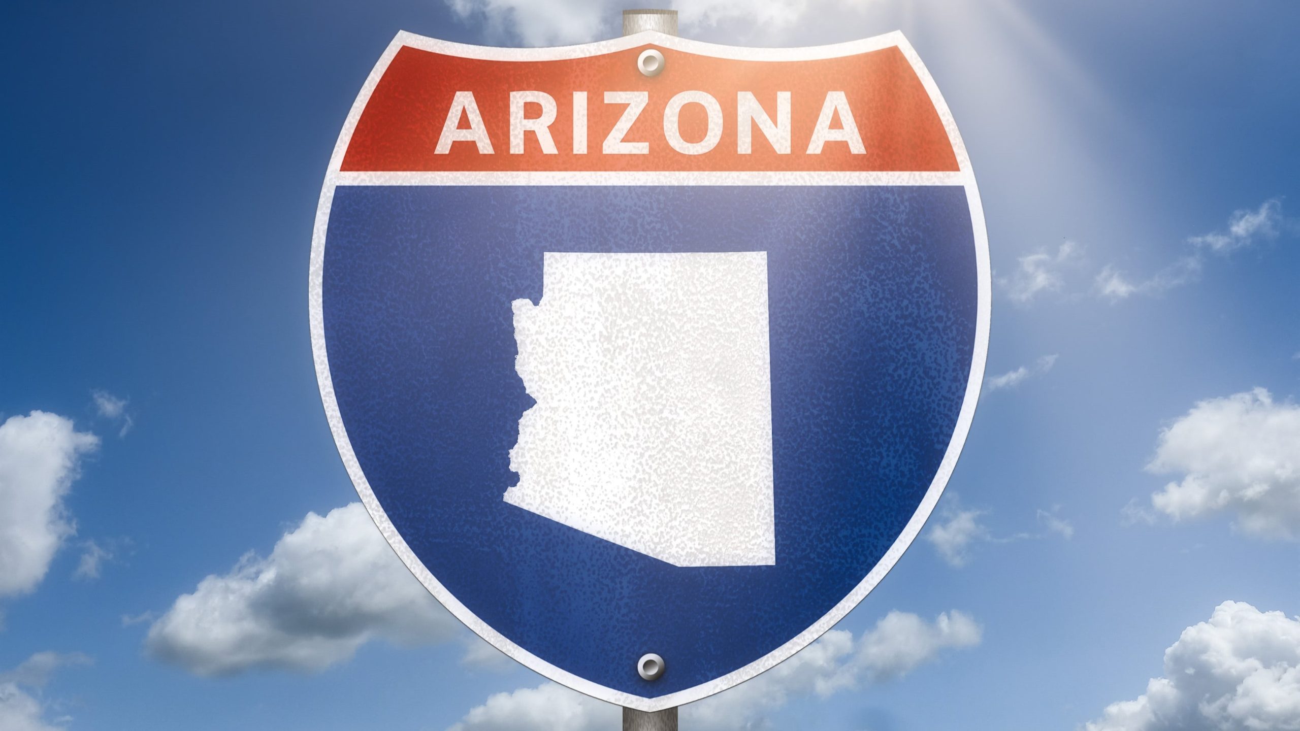 Arizona Arizona state roadside sign.