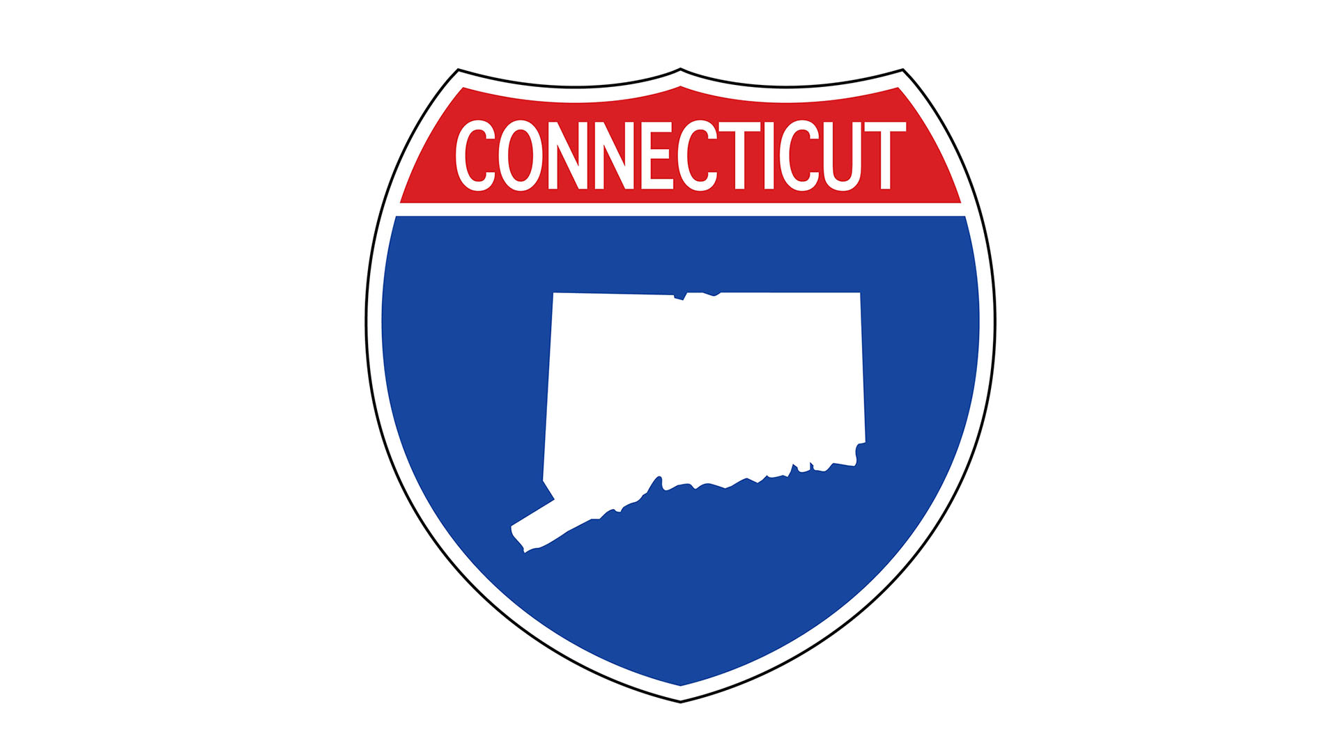 Connecticut Connecticut state roadside sign