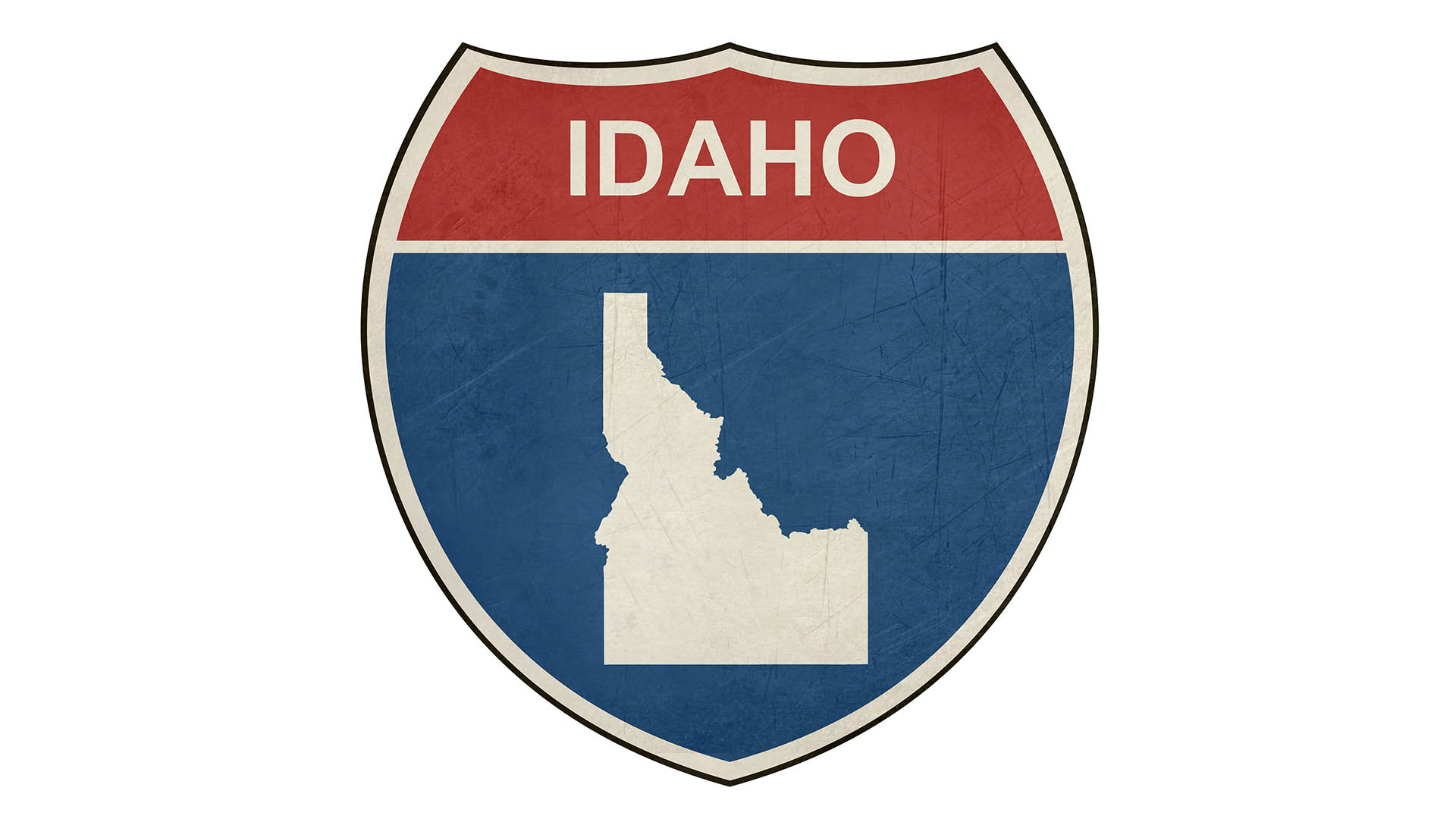Idaho Idaho state roadside sign