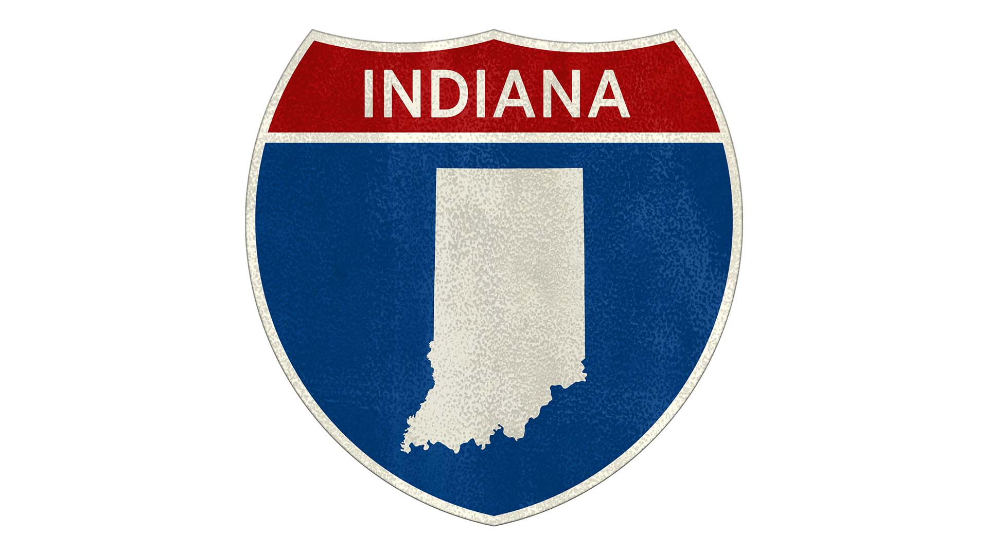 Indiana Indiana state roadside sign