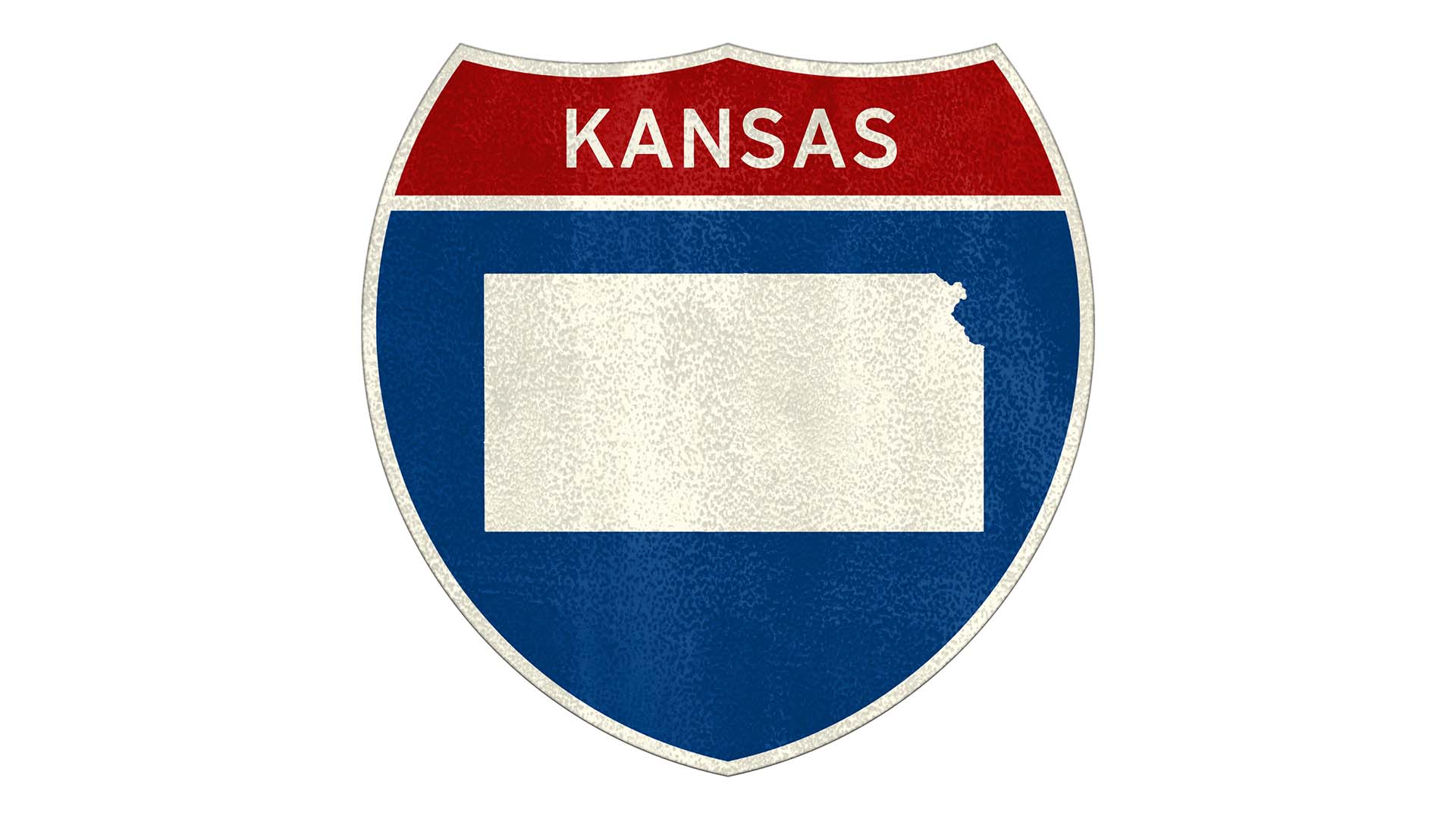 Kansas Kansas state roadside sign