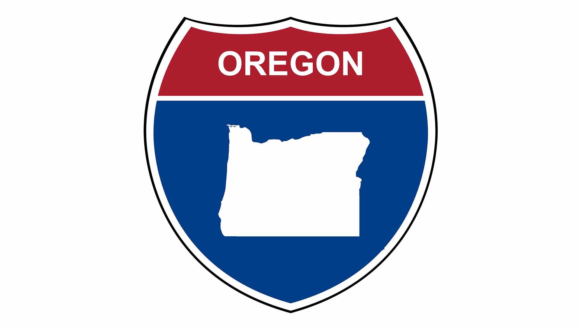 Oregon Oregon interstate sign