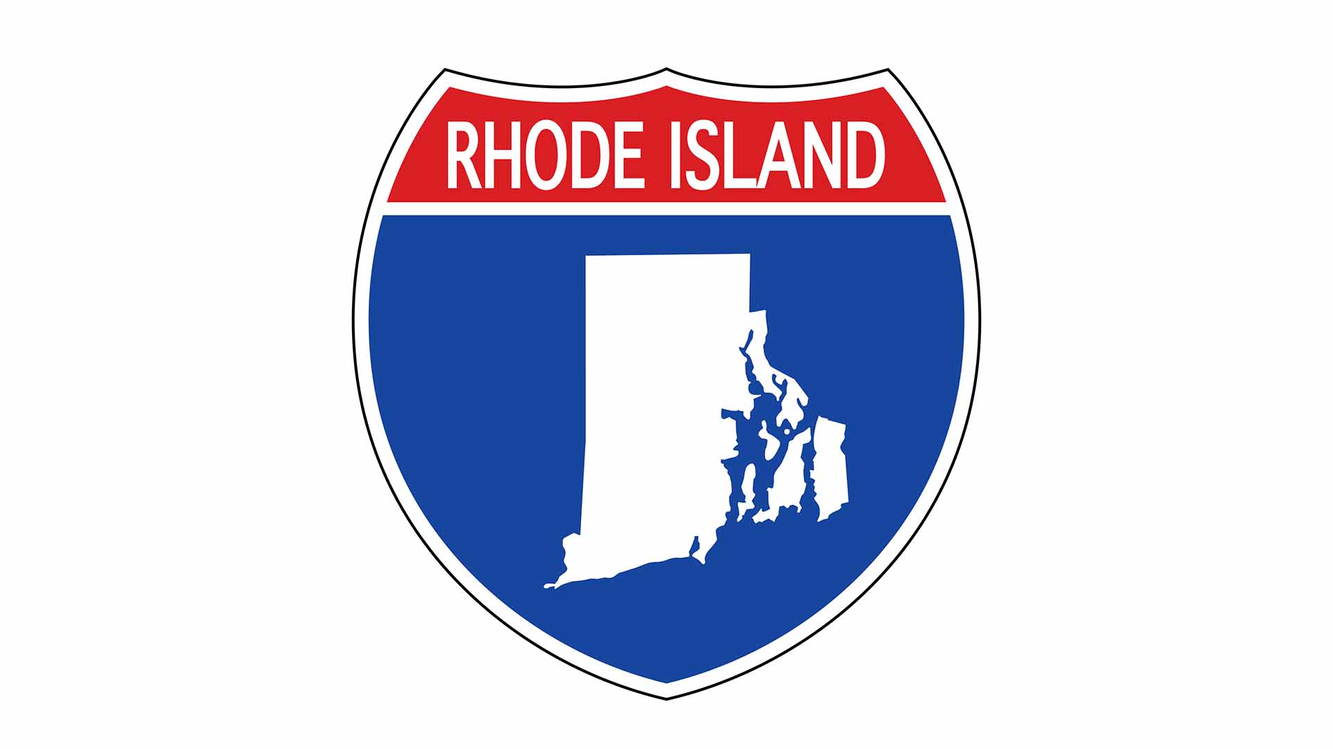 Rhode-Island Rhode Island state roadside sign