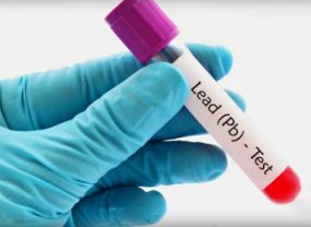 Blood sample Vile of blood with description Lead (Pb) - Test.