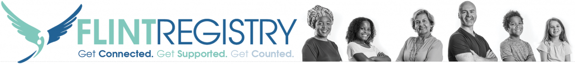 — title missing — The logo for the Flint Lead Registry.