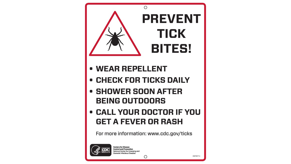 Lyme Disease Trail sign for download