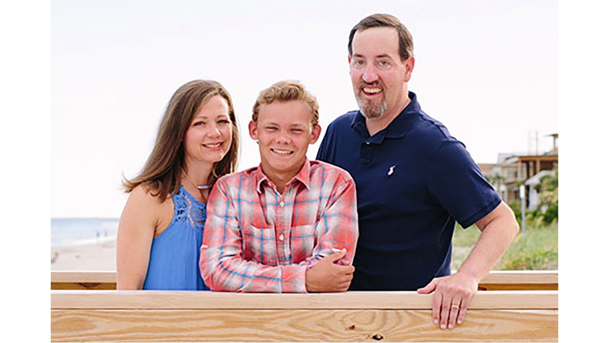 Paul, Angie, and their son Alex Paul, Angie, and their son Alex