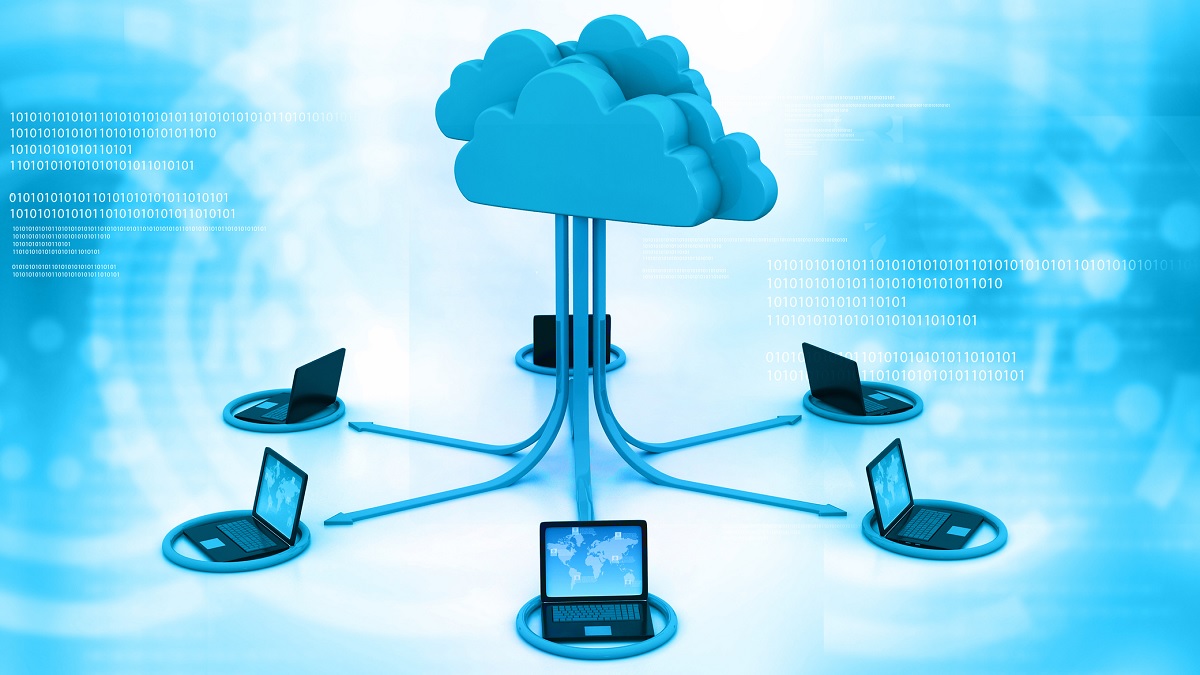 cloud computing Cloud computing network illustration